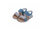 6 - D.D.Step zilas baskāju (barefoot) sandales zēniem 26-31 i. G076-41539DM