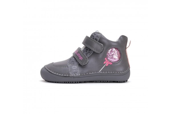 D.D-Step Barefoot pelēkas kurpes meitenēm 25-30 i. A063-42804AM