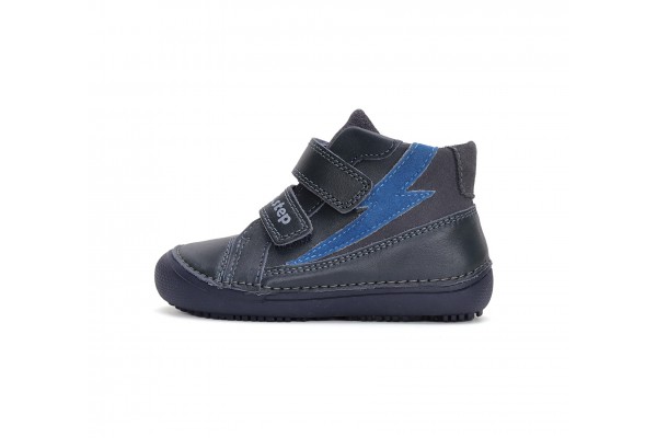 D.D.Step Barefoot tumši zilas kurpes zēniem 31-36 i. A063-42696L