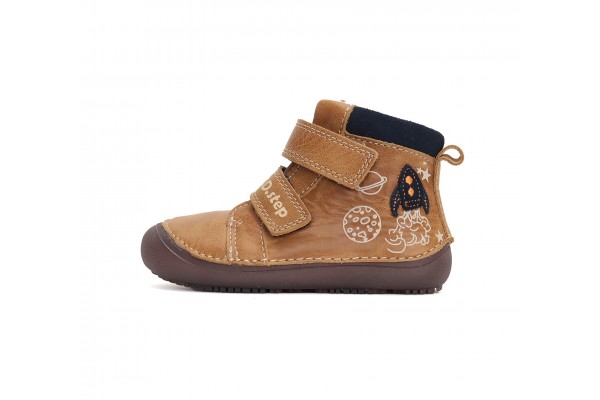 D.D.Step Barefoot brūnas kurpes zēniem 31-36 i. A063-42719AL