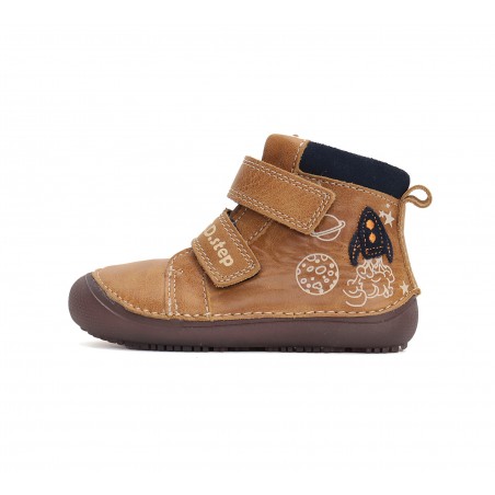 D.D.Step Barefoot brūnas kurpes zēniem 31-36 i. A063-42719AL