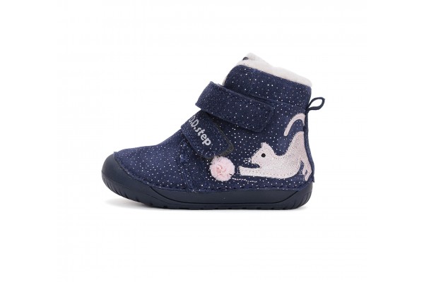 D.D.Step barefoot zābaki ar mākslīgās kažokādas oderi 20-25 i. W070-42110 D.D.Step barefoot zābaki ar mākslīgās kažokādas oderi 20-25 i. W070-42110