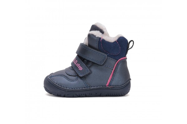 D.D.Step barefoot kurpes ar vilnu meitenēm 26-31 i. W073-42814BMW