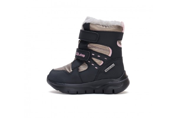 D.D.Step sniega zābaki ar vilnu meitenēm 30-35 i. P092-42775BL D.D.Step sniega zābaki ar vilnu meitenēm 30-35 i. P092-42775BL