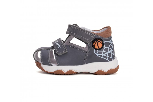 D.D.Step pelēkas sandales zēniem 20-25 i. G064-51470B