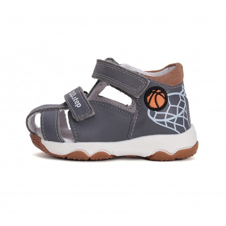 D.D.Step pelēkas sandales zēniem 20-25 i. G064-51470B
