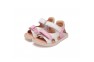 7 - D.D.Step barefoot baltas meiteņu sandales 20-25 i. G076-51334C
