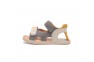 1 - D.D.Step barefoot pelēkas zēnu sandales 20-25 i. G076-51334A