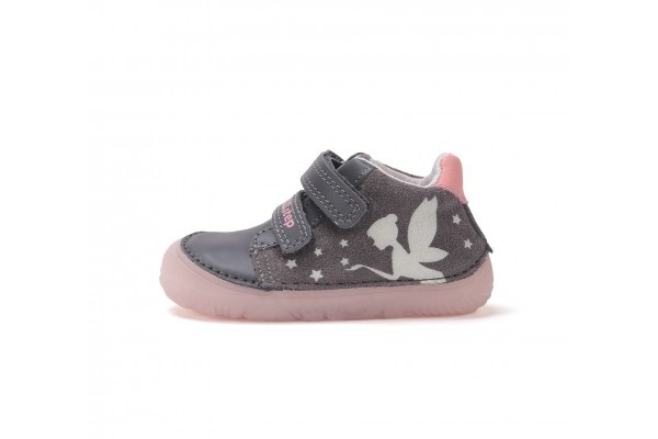D.D.Step barefoot pelēki apavi meitenēm 26-31 i. S073-52165AM