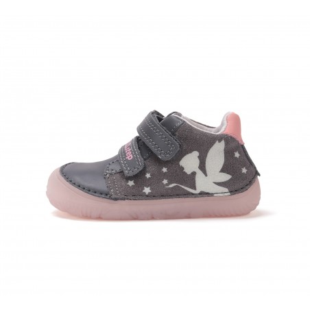 D.D.Step barefoot pelēki apavi meitenēm 26-31 i. S073-52165AM